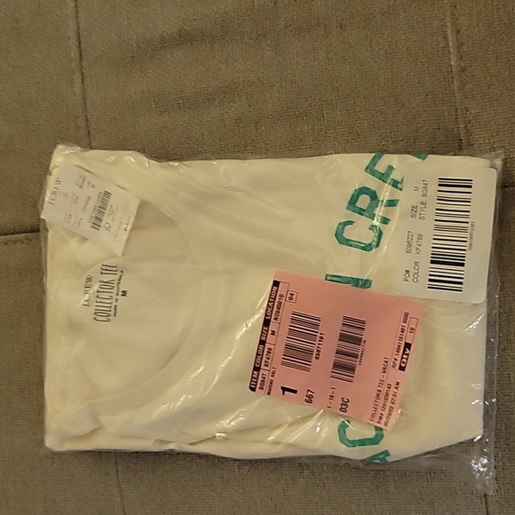 NWT J.Crew fun vacay tee. Sizes Large and Medium. Vacation Crew in faded green - Picture 13 of 14